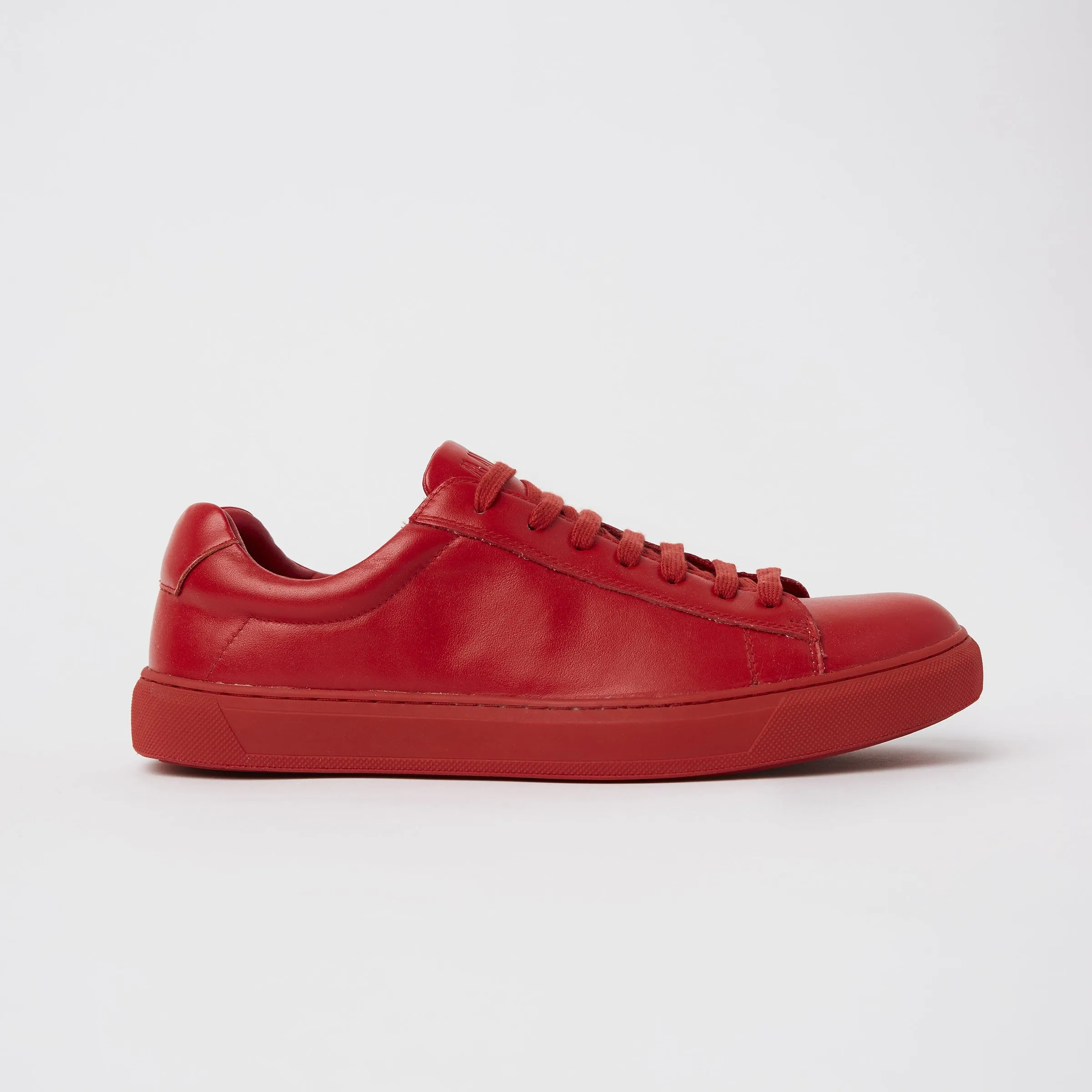 Mavericks cooper mens sneaker in red leather