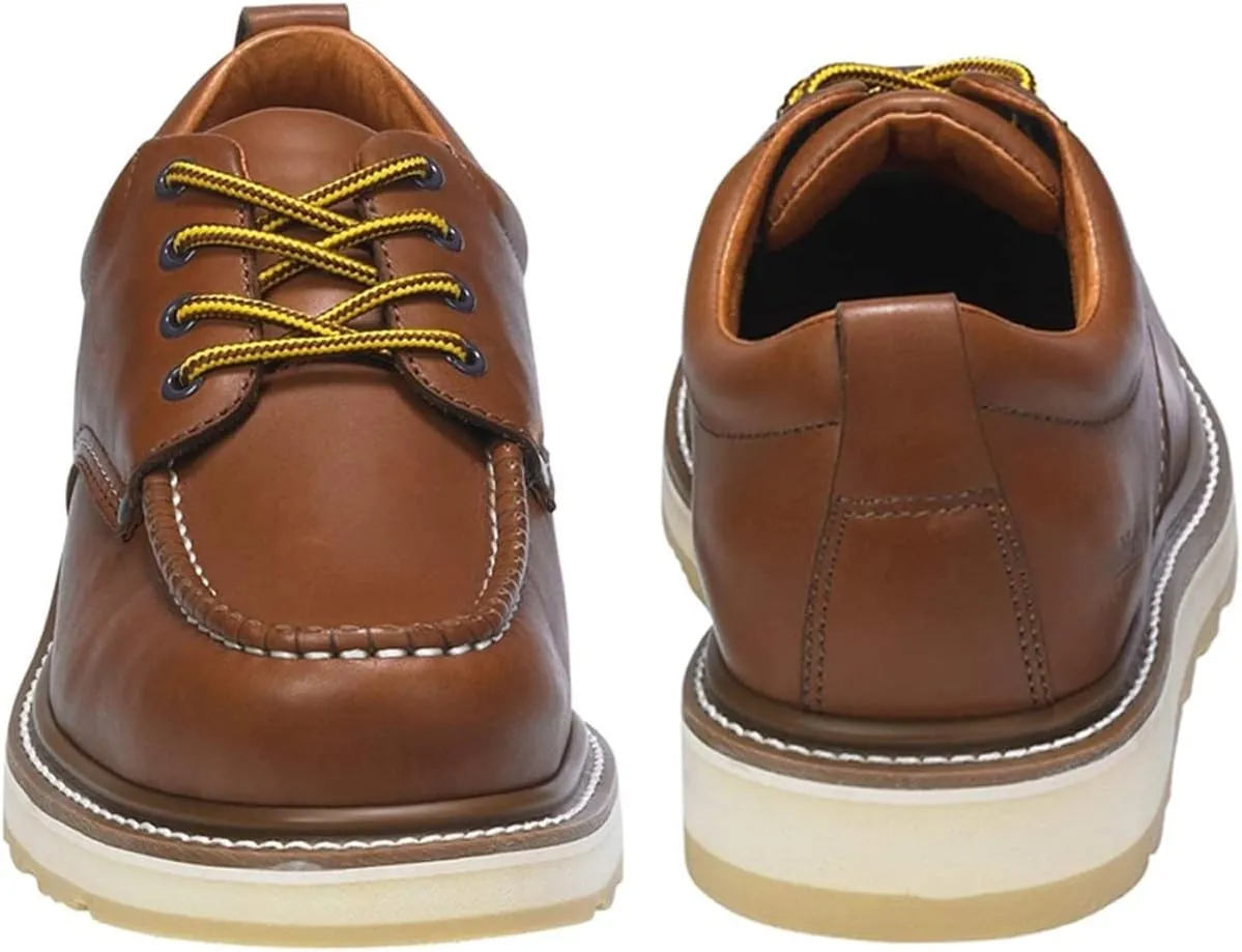 Men's 4" Soft Toe SureTrack Leather Slip Resistant Durable Breathable Oxford Work Boots Shoes 82994