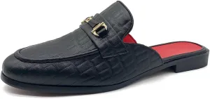 Men's Dress Mule Slippers Suede Slip-On Loafers Velvet Backless Sandals Size 7-13