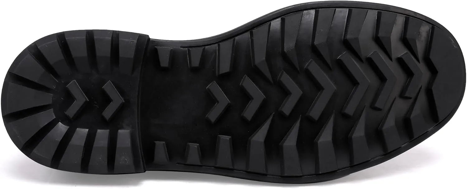 Mens Genuine Leather Dress Shoes Casual Buckle Business Dress Loafer Formal Slip On Penny Party Loafer Shoes for Men