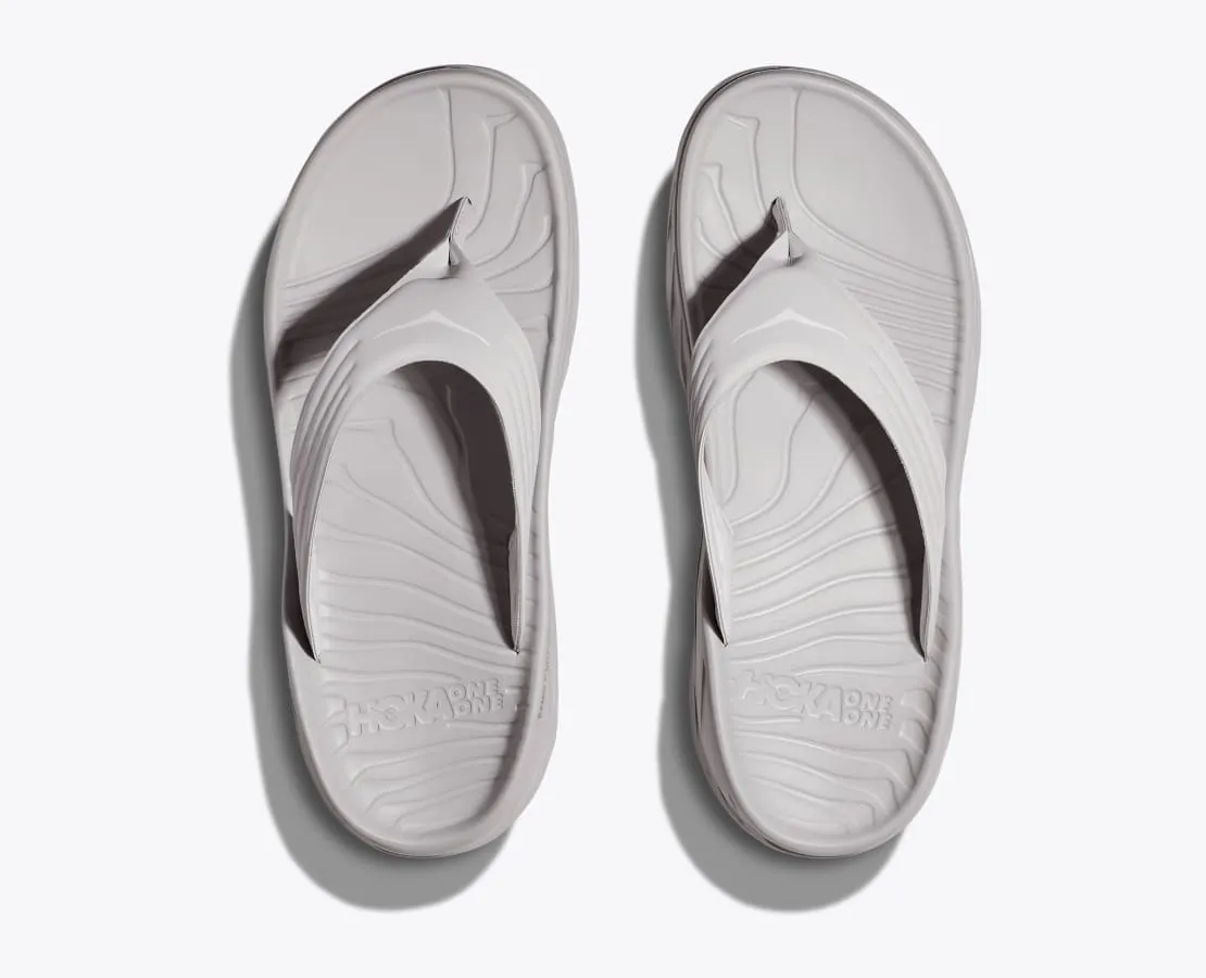 Men's ORA Recovery Flip Sandal - Lunar Rock/White