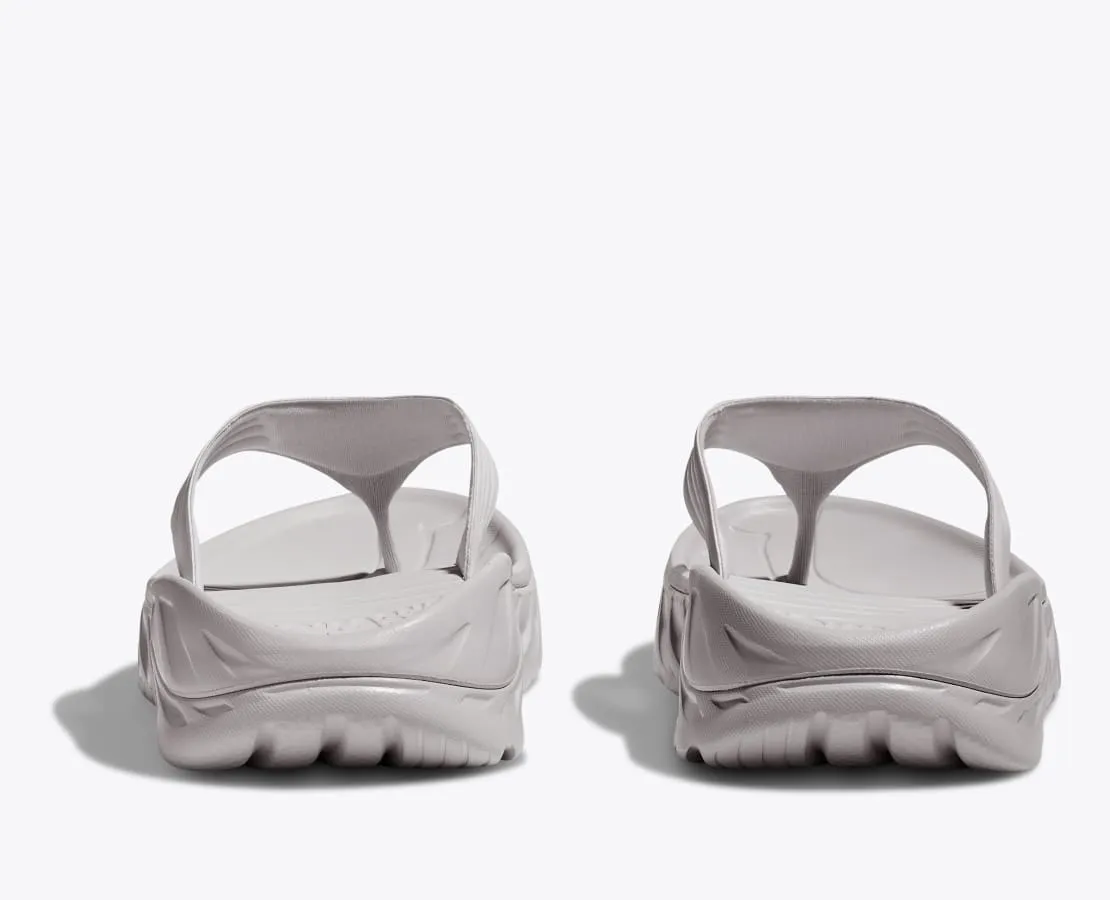 Men's ORA Recovery Flip Sandal - Lunar Rock/White