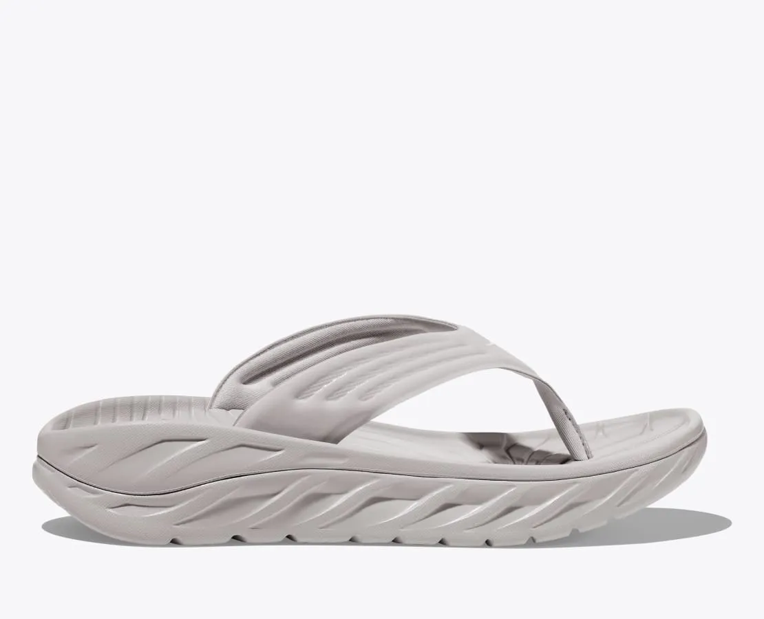 Men's ORA Recovery Flip Sandal - Lunar Rock/White