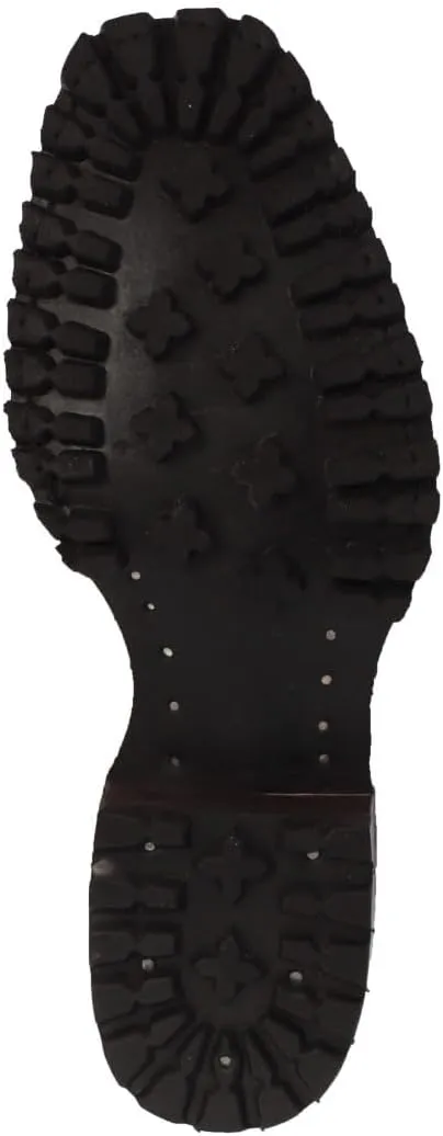 Mens Red Leather Motorcycle Boots Crocodile Tail Print Square Toe