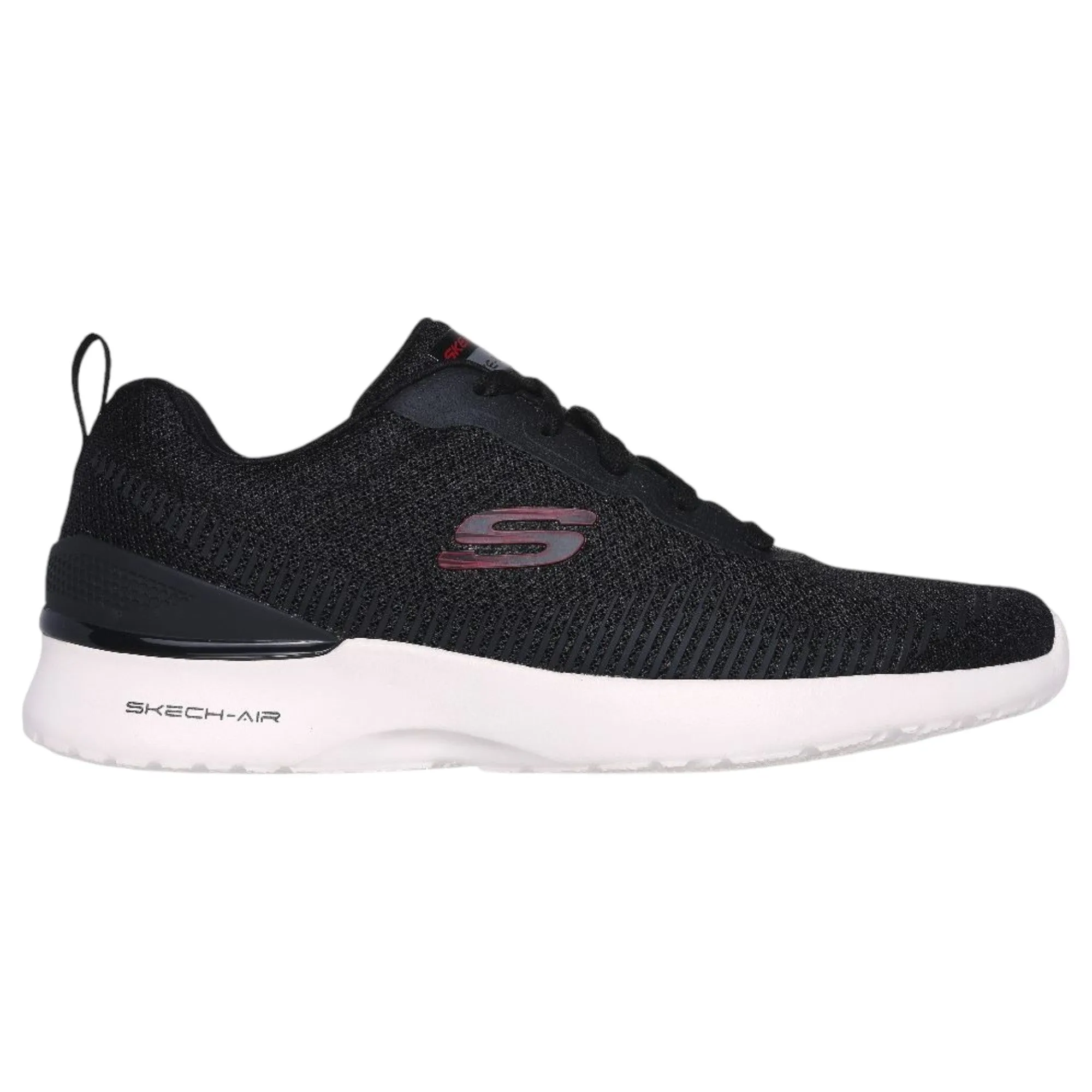Mens Skechers Skech-Air Dynamight - Bliton Shoes Black/Red