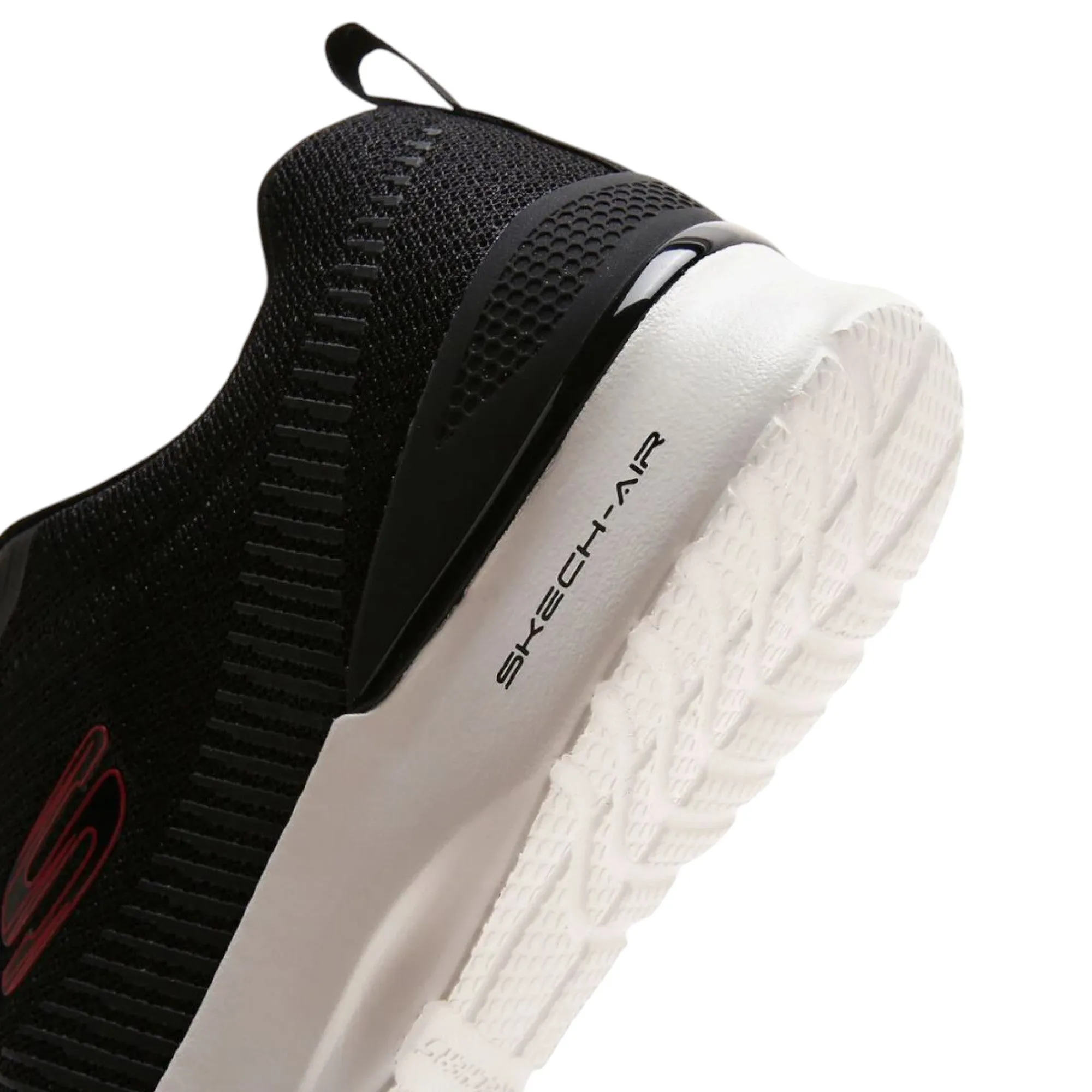Mens Skechers Skech-Air Dynamight - Bliton Shoes Black/Red
