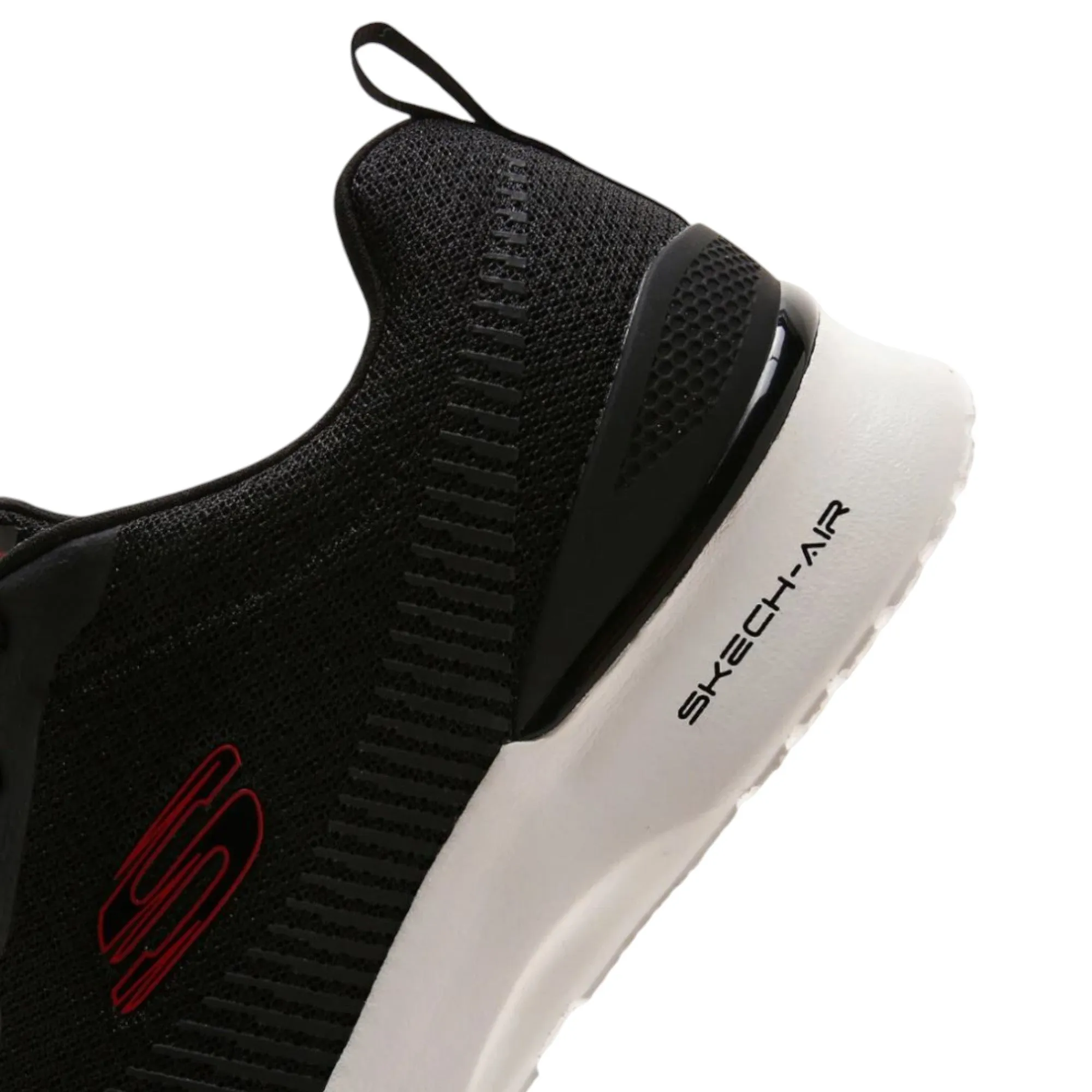 Mens Skechers Skech-Air Dynamight - Bliton Shoes Black/Red