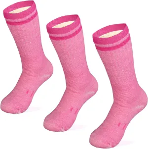MERIWOOL Merino Wool Hiking Socks for Men and Women – 3 Pairs Midweight Cushioned – Warm n Breathable
