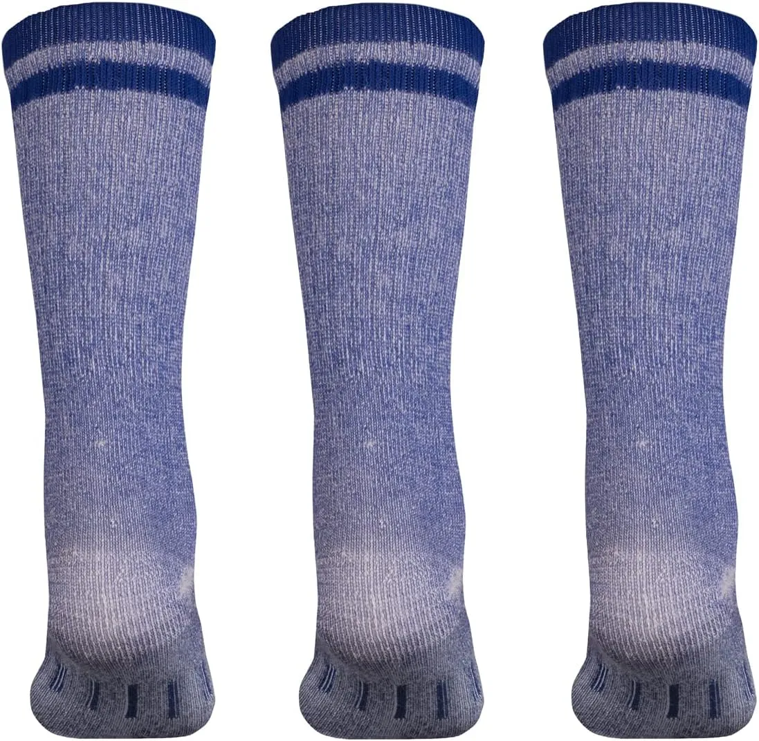 MERIWOOL Merino Wool Hiking Socks for Men and Women – 3 Pairs Midweight Cushioned – Warm n Breathable