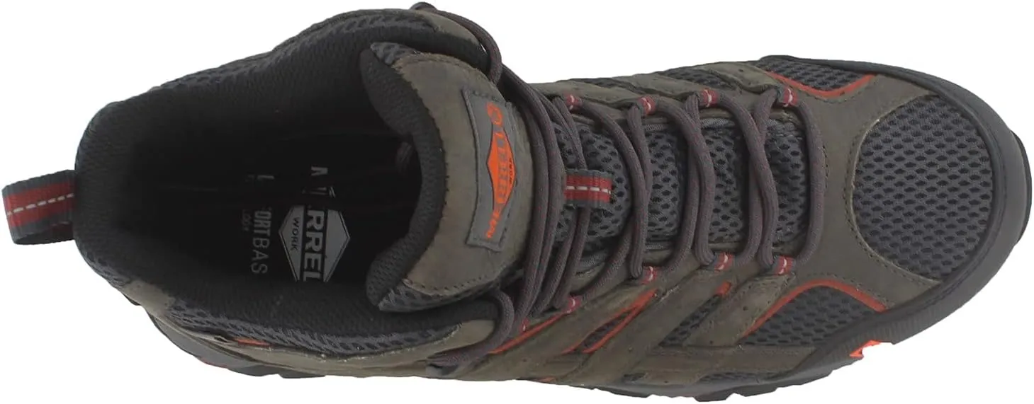 Merrell Men's Moab Vertex Mid Waterproof Composite Toe Construction Boot