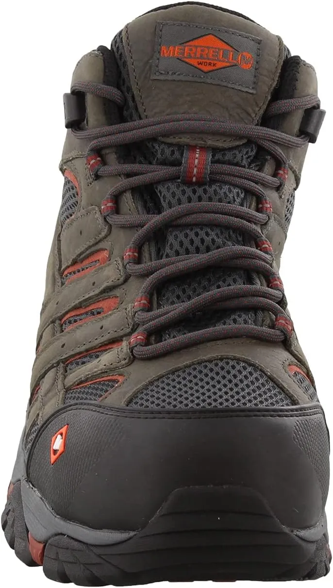 Merrell Men's Moab Vertex Mid Waterproof Composite Toe Construction Boot