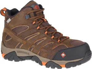 Merrell Men's Moab Vertex Mid Waterproof Composite Toe Construction Boot