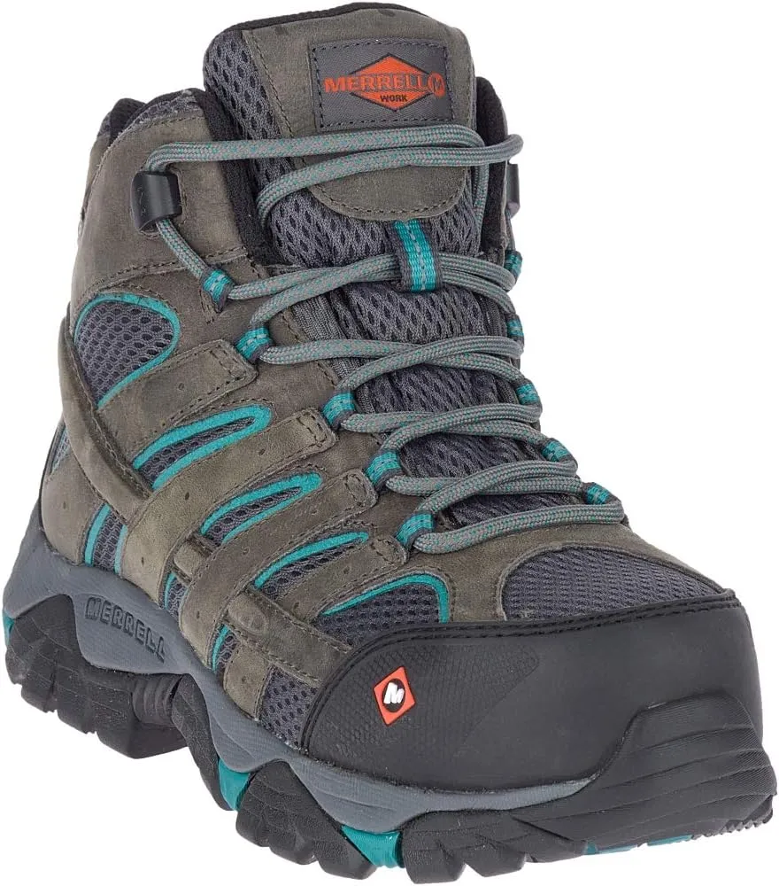 Merrell Women's Moab Vertex Mid Waterproof Composite Toe Construction Boot