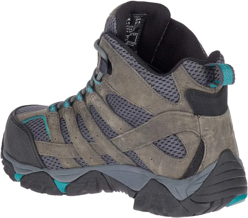 Merrell Women's Moab Vertex Mid Waterproof Composite Toe Construction Boot
