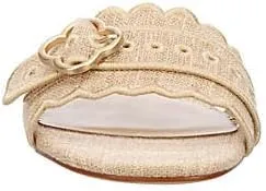 Michael By Michael Shannon Corali - Women's Open Square Toe One-Band Flat Slide Sandals