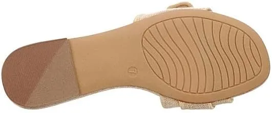 Michael By Michael Shannon Corali - Women's Open Square Toe One-Band Flat Slide Sandals