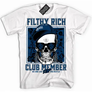 Midnight Navy 1s Sneaker Shirt Filthy Rich Graphic
