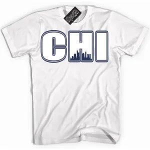 Midnight Navy 3s Sneaker Shirt Chicago Graphic