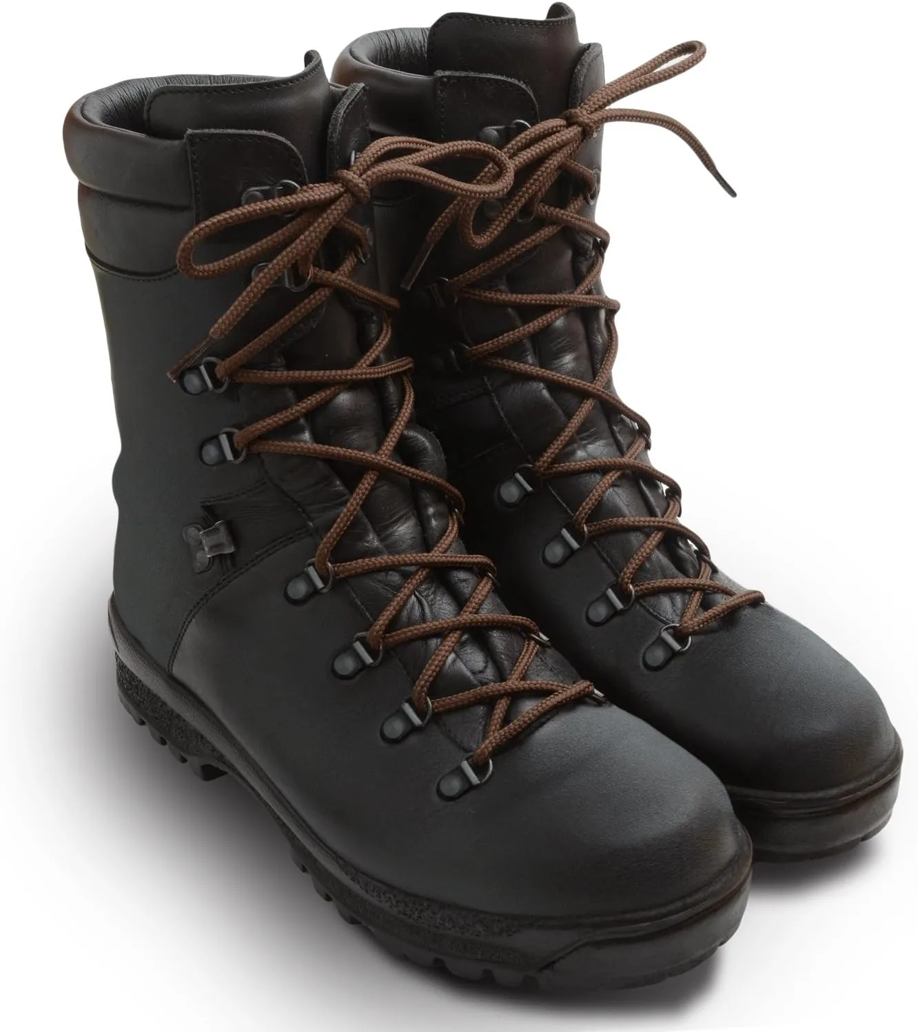 Miscly 3 Pairs Round Boot Laces Heavy Duty and Durable Shoelaces for Boots, Work Boots & Hiking Shoes
