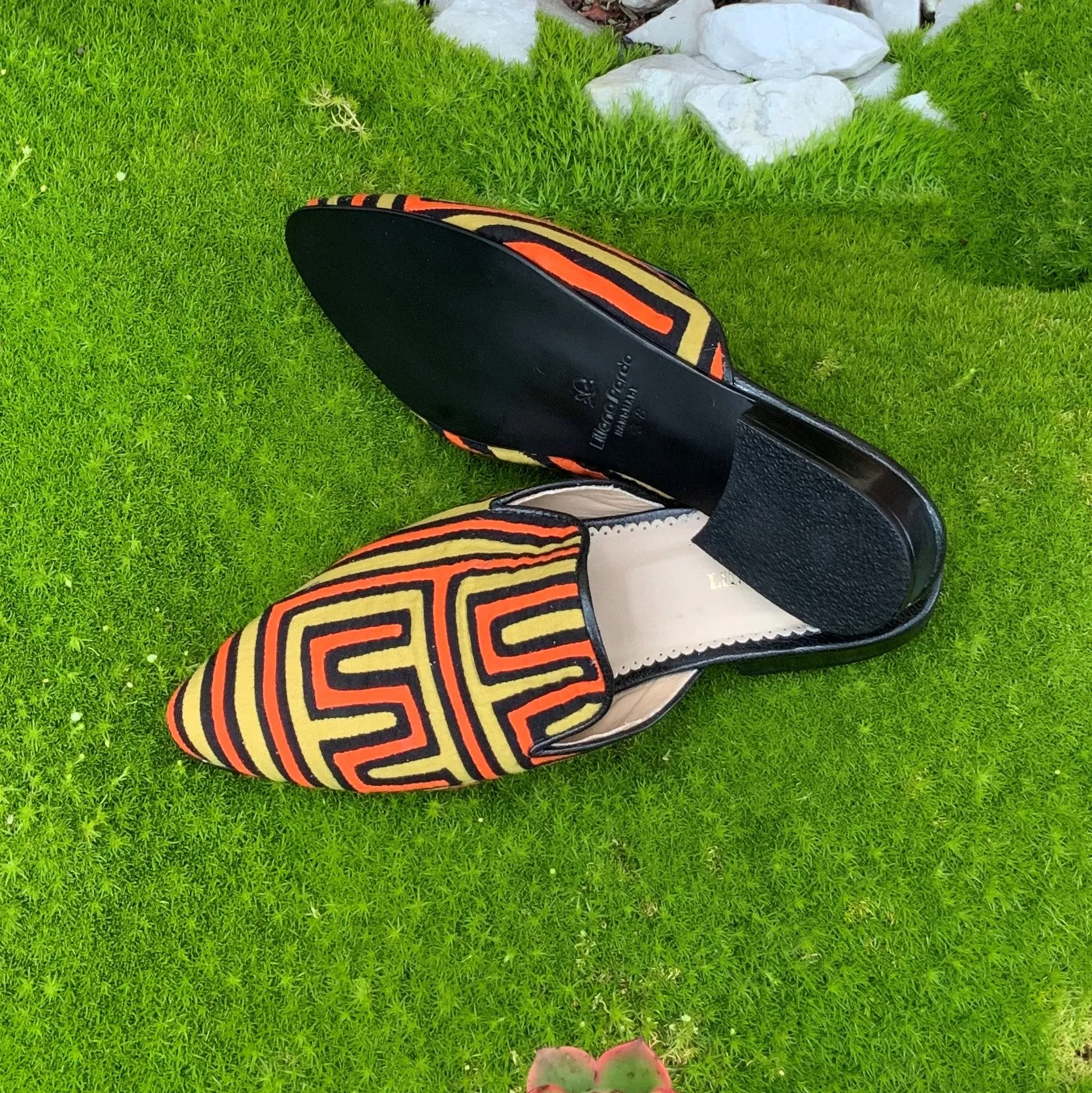 Mola Mules | Orange Design