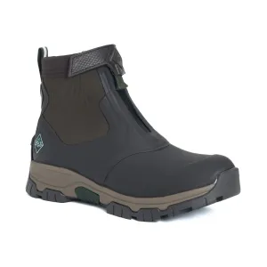 Muck Boots Men's Apex Mid Zip Wellingtons in Dark Brown