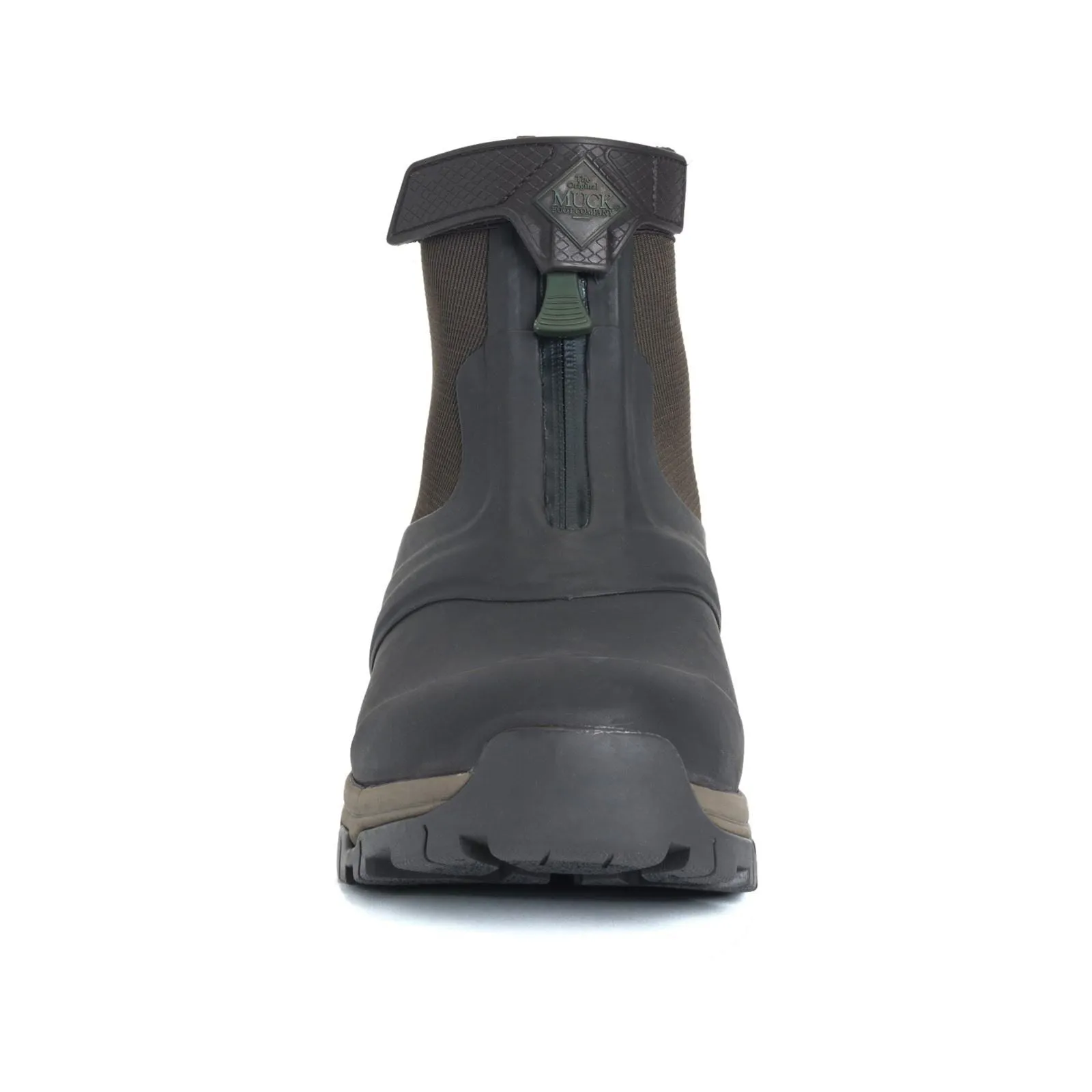 Muck Boots Men's Apex Mid Zip Wellingtons in Dark Brown