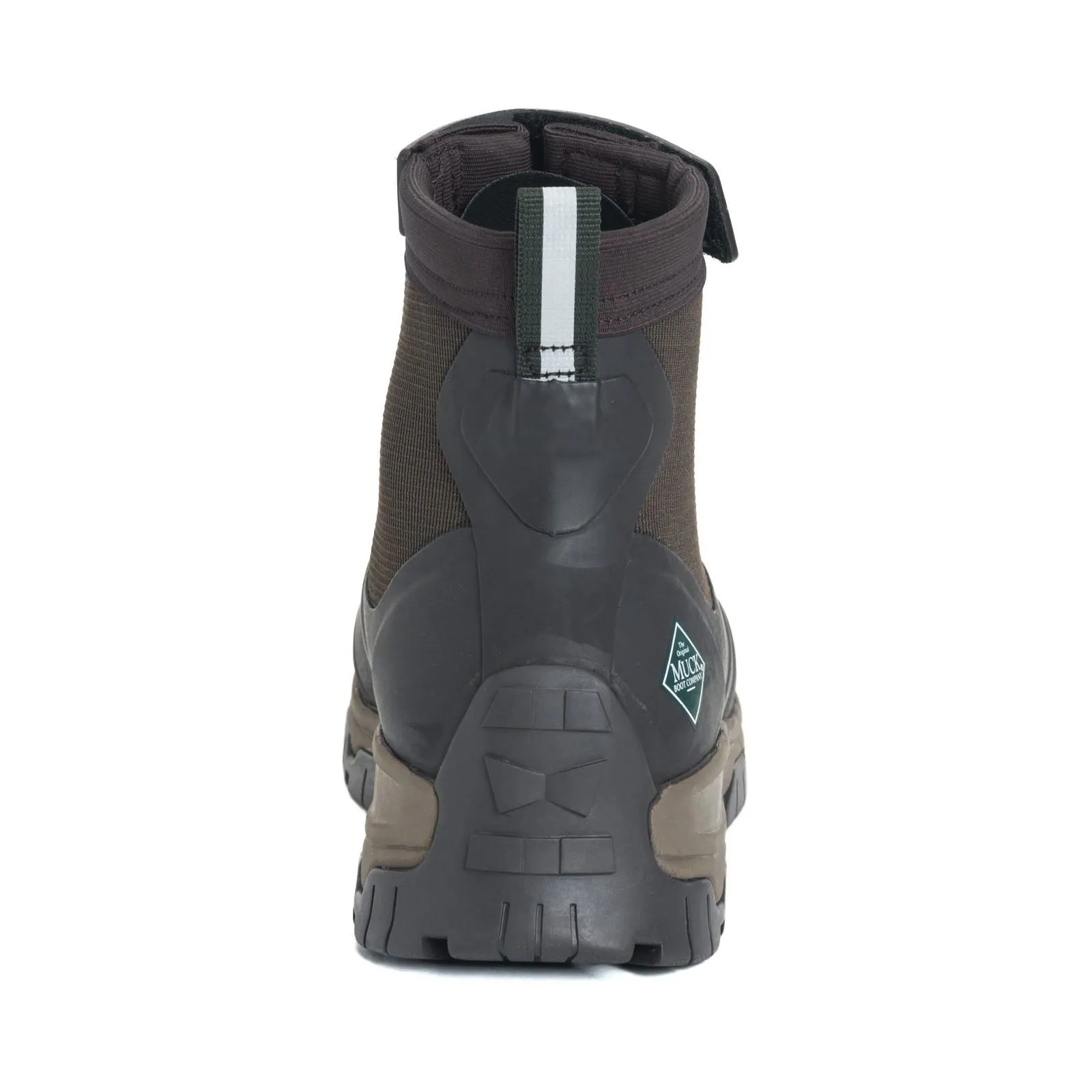 Muck Boots Men's Apex Mid Zip Wellingtons in Dark Brown