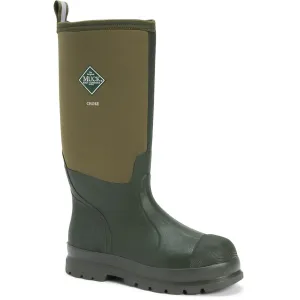 Muck Boots Unisex Chore Classic Hi Patterned Wellington in Moss