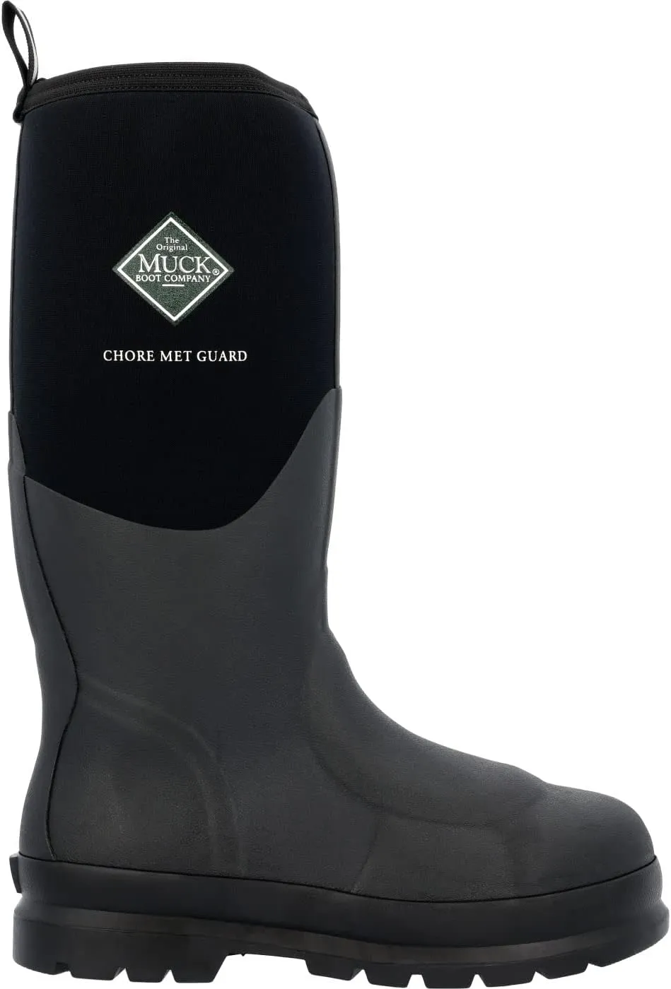 Muck Chore Classic Tall Steel Toe Men's Rubber Work Boots with Metatarsal Guard