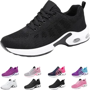 Musabela Orthopedic Air Cushion Mesh Breathable Sneaker Shoes for Women, Casual Breathable Knit Air Cushion Walking Shoes, The Most Comfortable Orthopedic Shoes for Your Feet