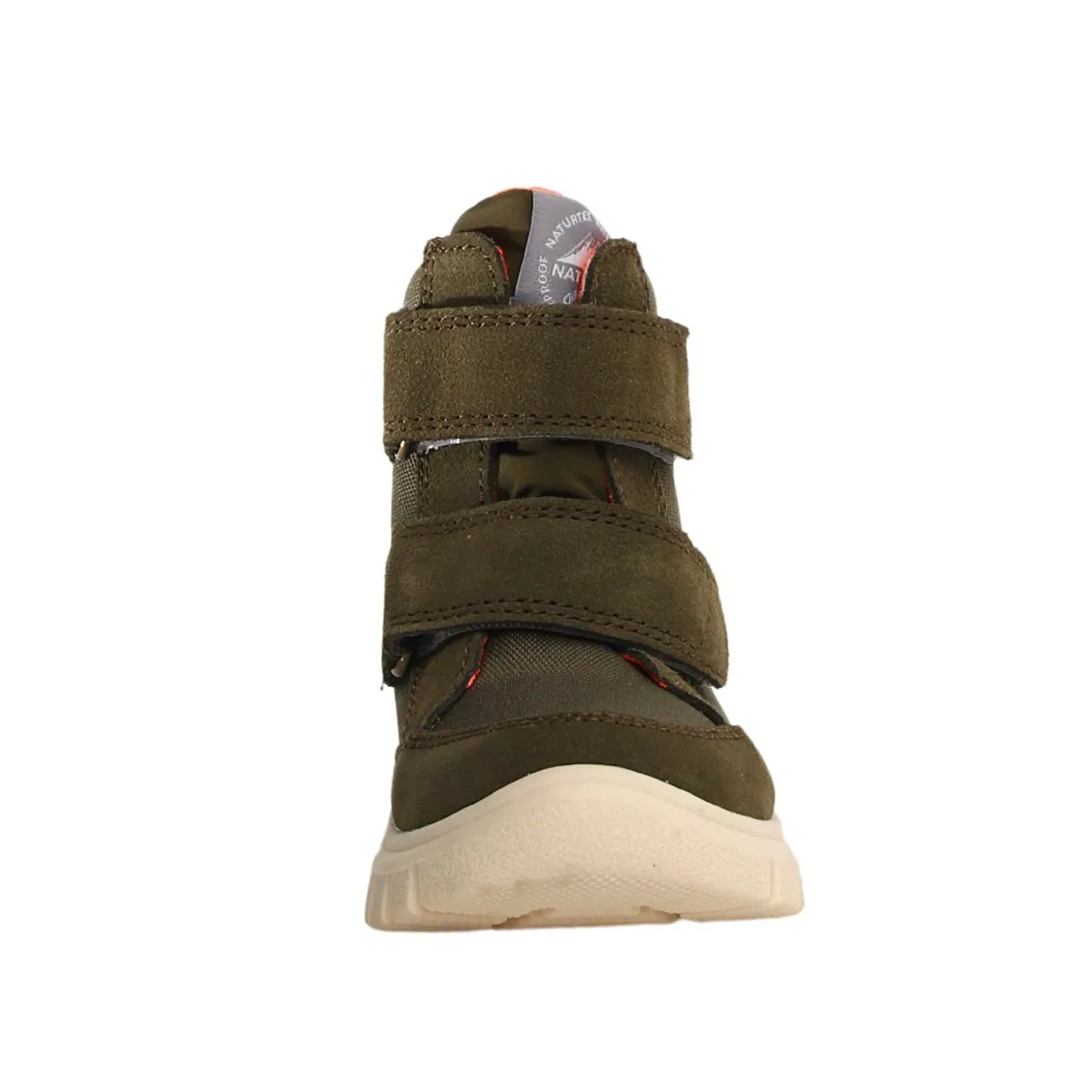 Naturino Boy's (Shoes 28-34) Geminae 3 VL Waterproof Military Green Suede/Fabric