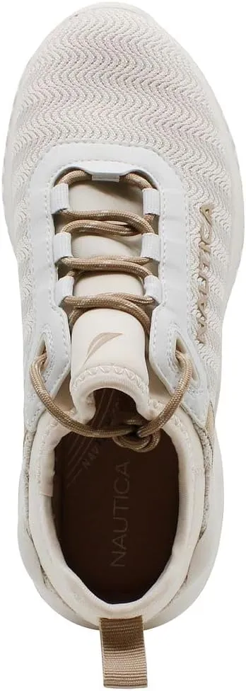 Nautica Women's Fashion Sneaker Lace-Up Jogger Running Shoe Casual Walking Tennis Sneaker
