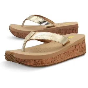 Neville Thong Flip Flop in Gold by Volatile
