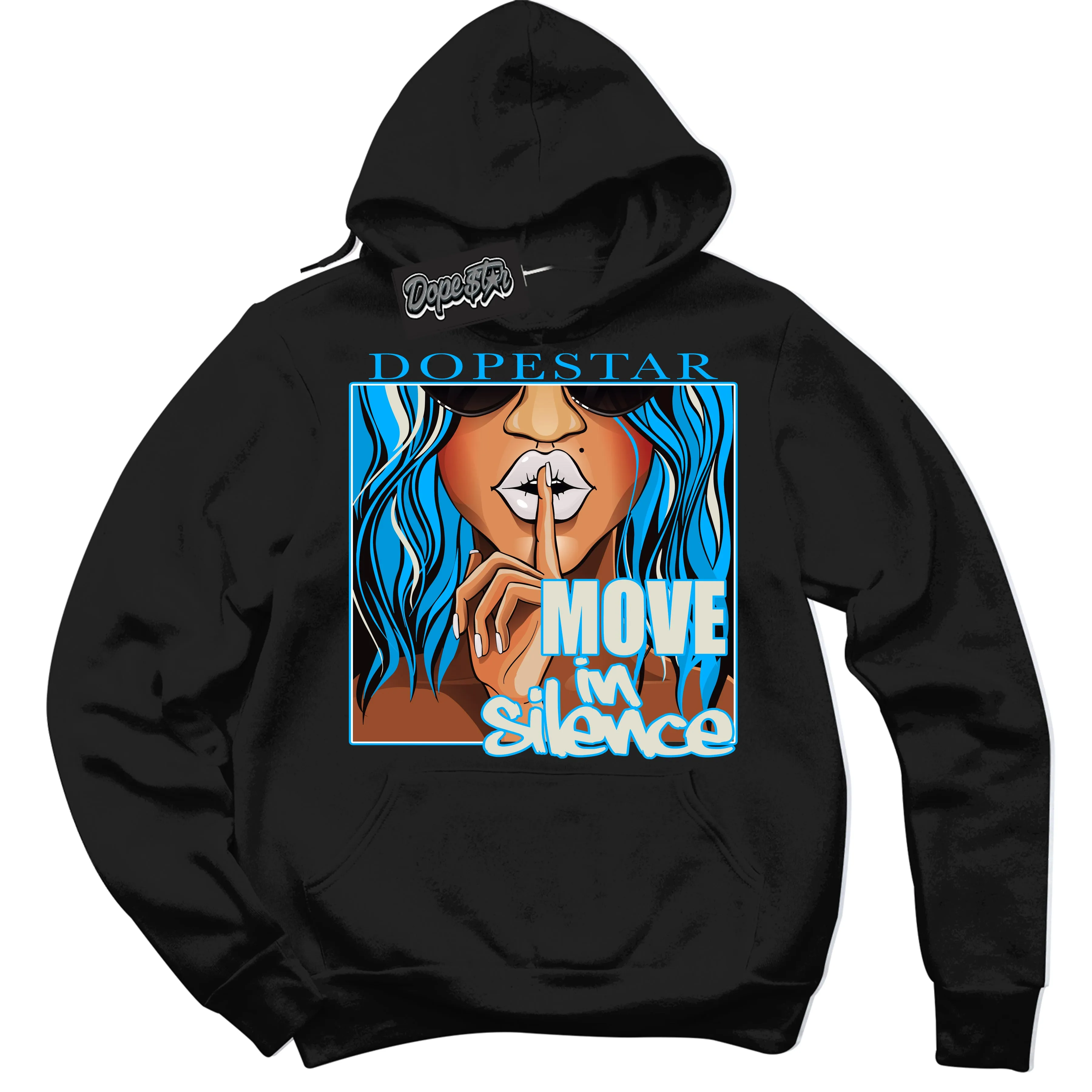 Next Nature Light Khaki Star Blue Dunk Sneaker Hoodie Move In Silence Graphic