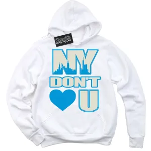 Next Nature Light Khaki Star Blue Dunk Sneaker Hoodie NY Don't Love You Graphic