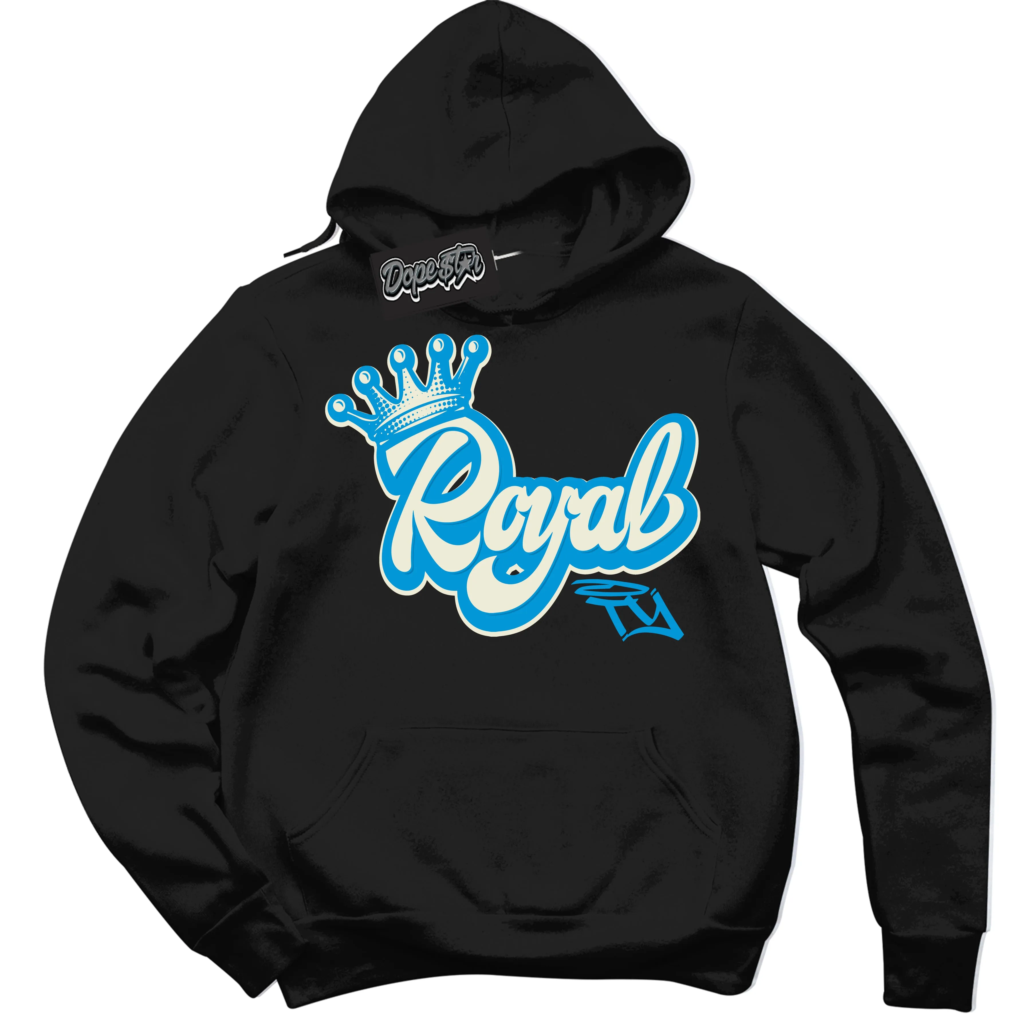 Next Nature Light Khaki Star Blue Dunk Sneaker Hoodie Royalty Graphic