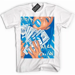 Next Nature Light Khaki Star Blue Dunk Sneaker Shirt Hold My Own Graphic