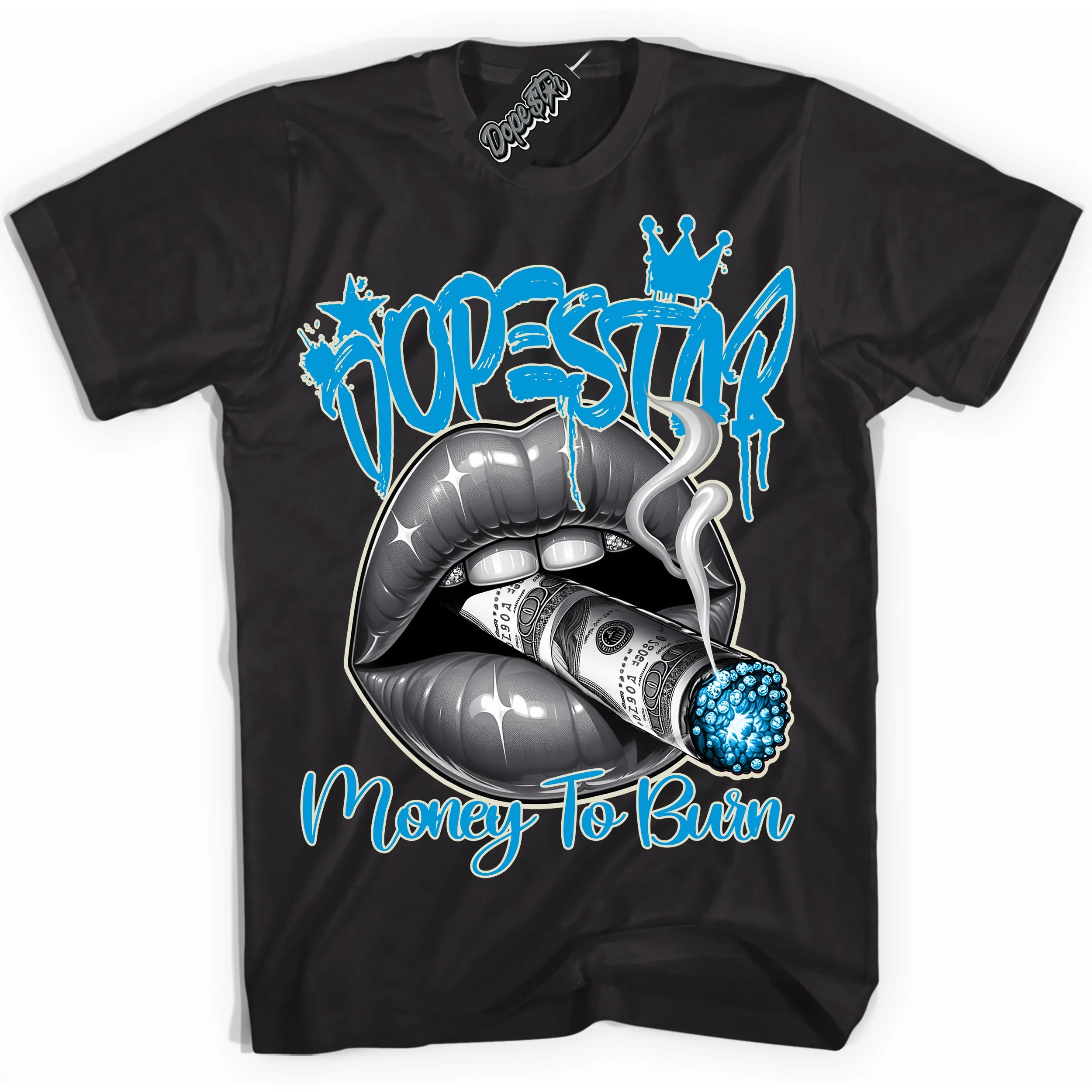 Next Nature Light Khaki Star Blue Dunk Sneaker Shirt Money To Burn Graphic