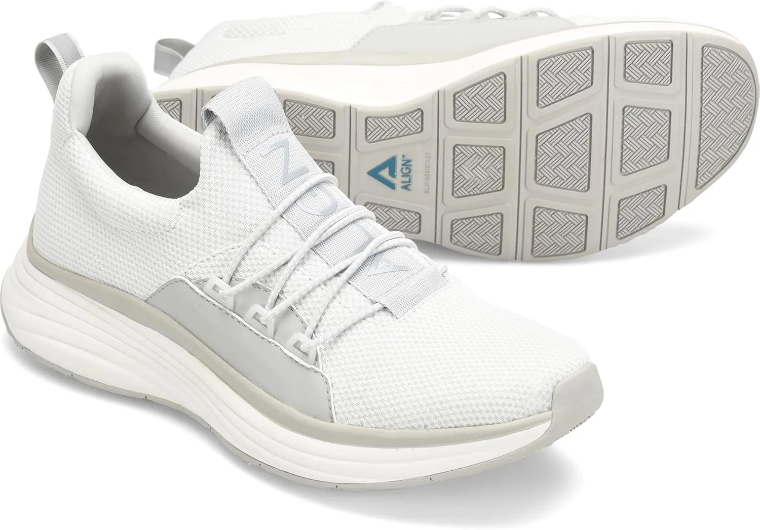 Nurse Mates Align Mens Talmon Shoe | Orthotic Insole | Stretch Fabric | Light Weight | Slip Resistant