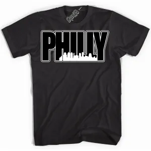 Off Noir Toe 1s Sneaker Shirt Philly Graphic