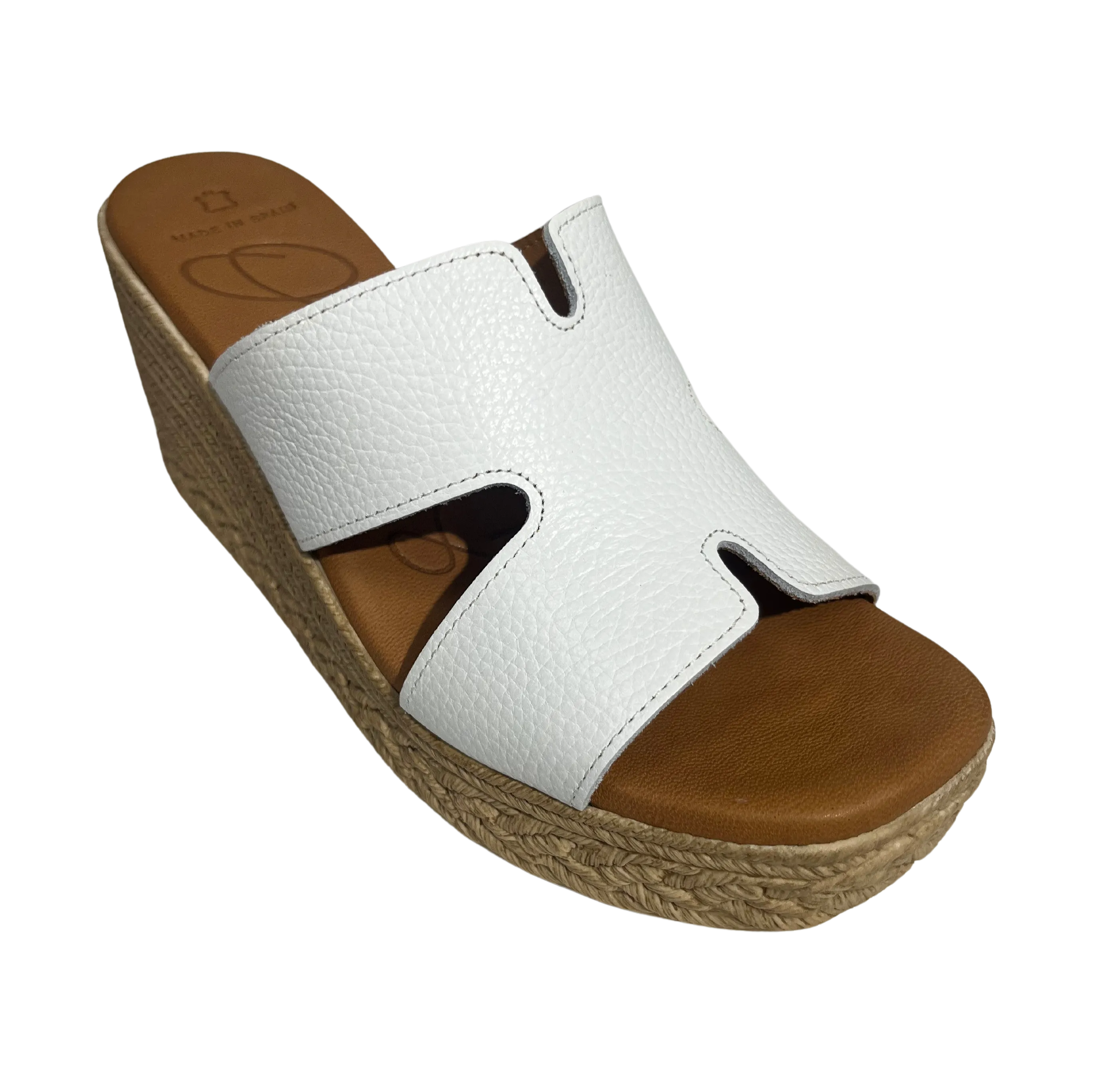 Oh My Sandals Ladies Slip On Mule Wedge Sandal 5458