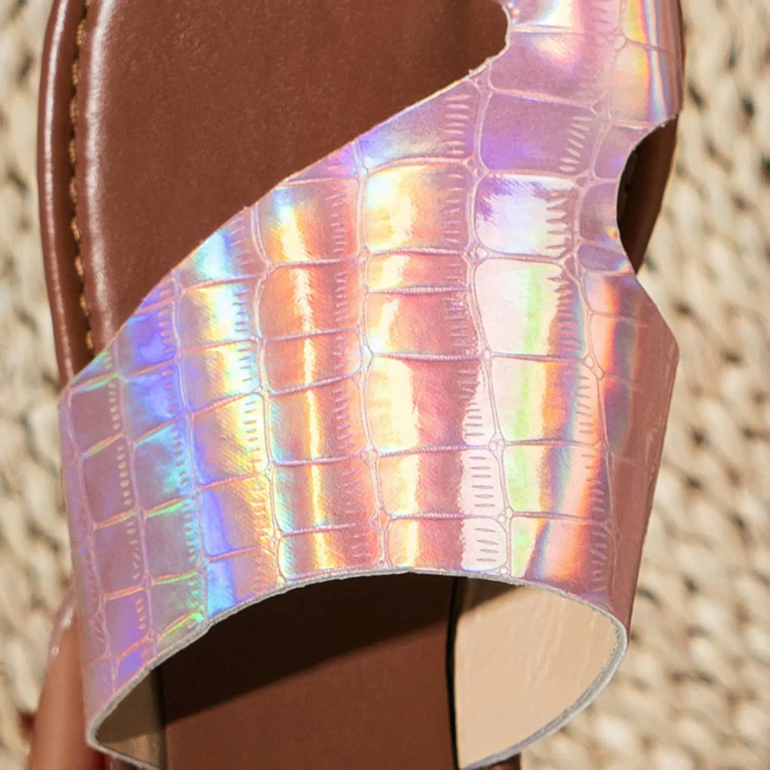Orthopedic Sandals for Women Split-Toe Flat Slide Slippers Arch Support Flip Flop Sandals Summer Comfort Casual Beach Shoes