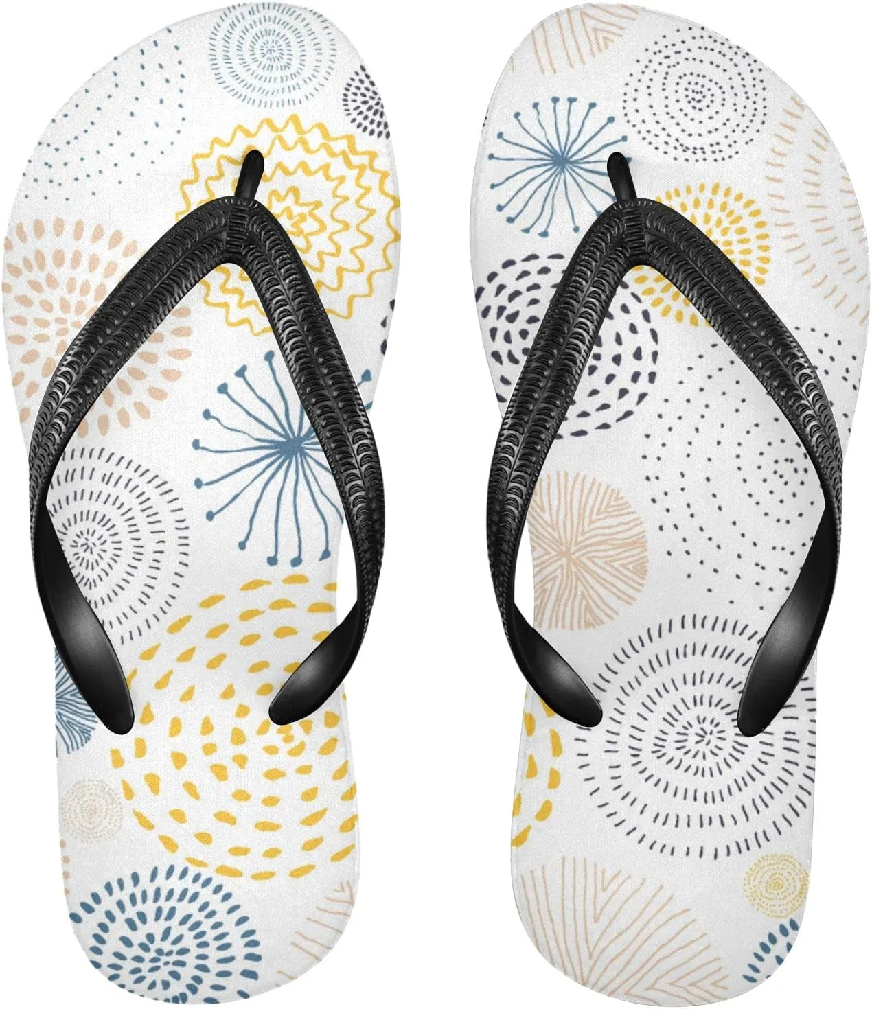 Oyihfvs Flip Flops Flip Sandal Home Slippers Hotel Spa Bedroom for Men Women XS-XXL