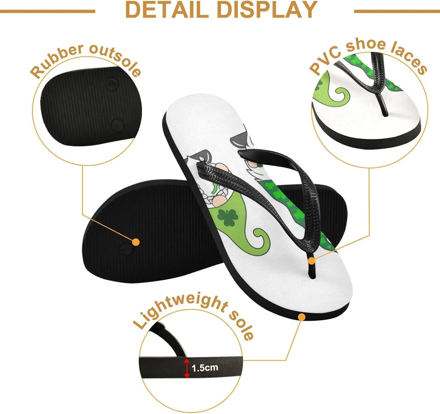 Oyihfvs Flip Flops Flip Sandal Home Slippers Hotel Spa Bedroom for Men Women XS-XXL