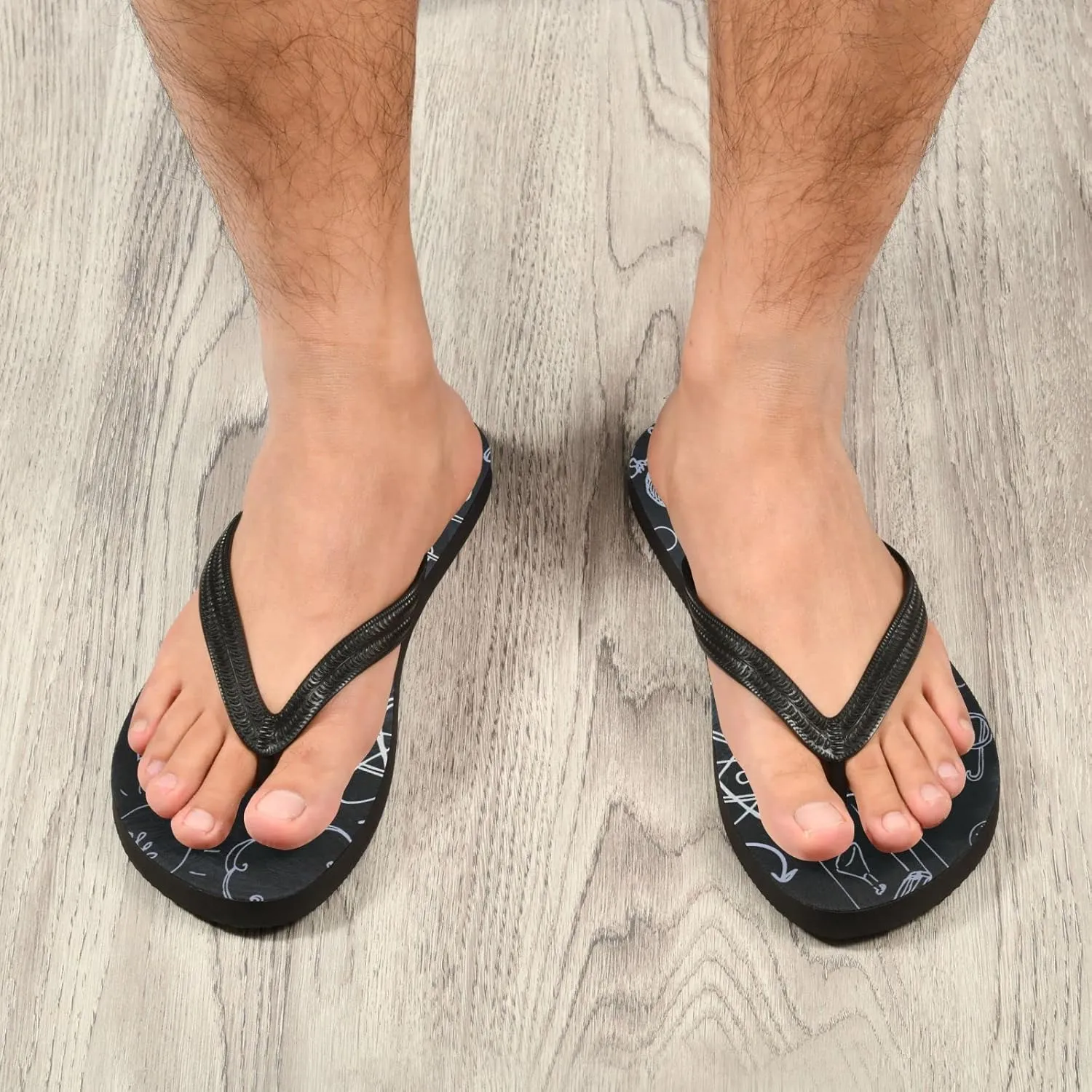 Oyihfvs Flip Flops Flip Sandal Home Slippers Hotel Spa Bedroom for Men Women XS-XXL