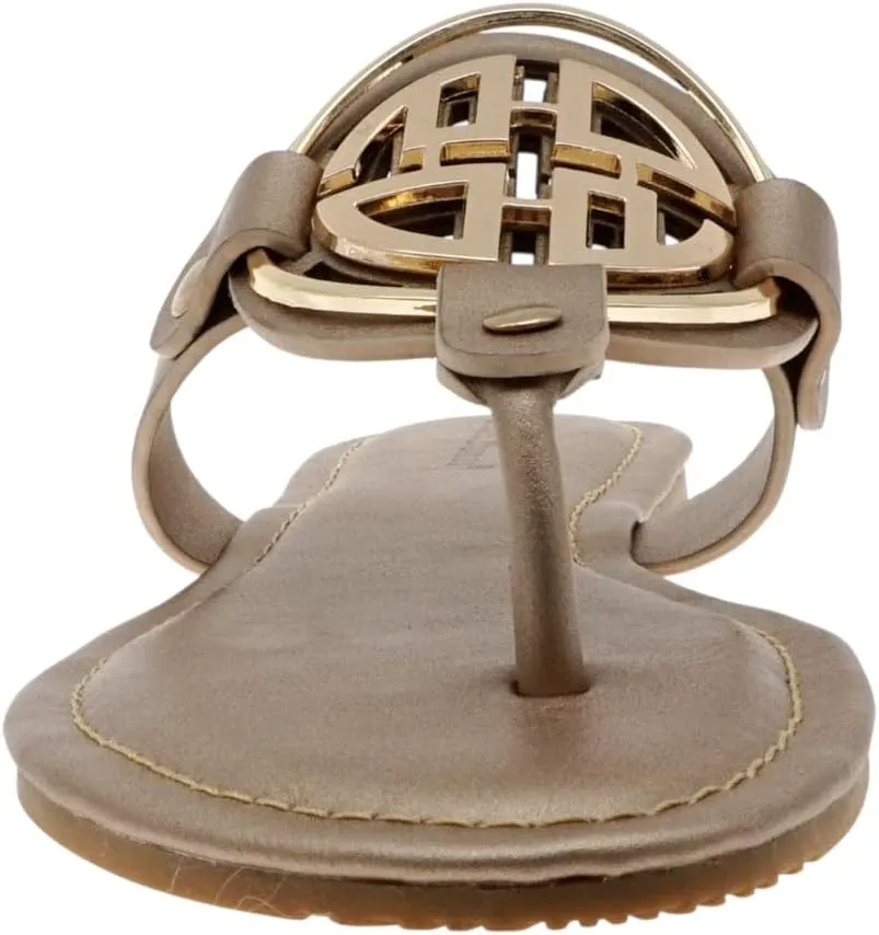 Pierre Dumas Women's Limit-24 Vegan Flip Flop Thong Slide Flat Sandal