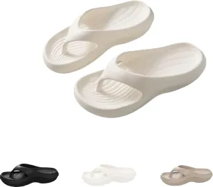 Pillow Arch Support Flip Flops for Women Men, Summer Non-slip Slippers Comfort Lightweight Walking Sandals Beach Shoes