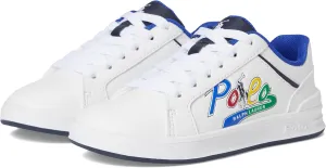 POLO RALPH LAUREN Unisex-Child Heritage Court Iv Graphic (Little Kid) Sneaker