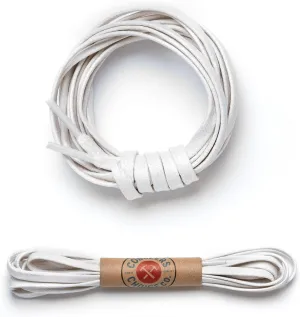 Premium Flat Waxed Cotton Boot Laces - Cobbler's Choice Shoe Laces - Durable and Beautiful!
