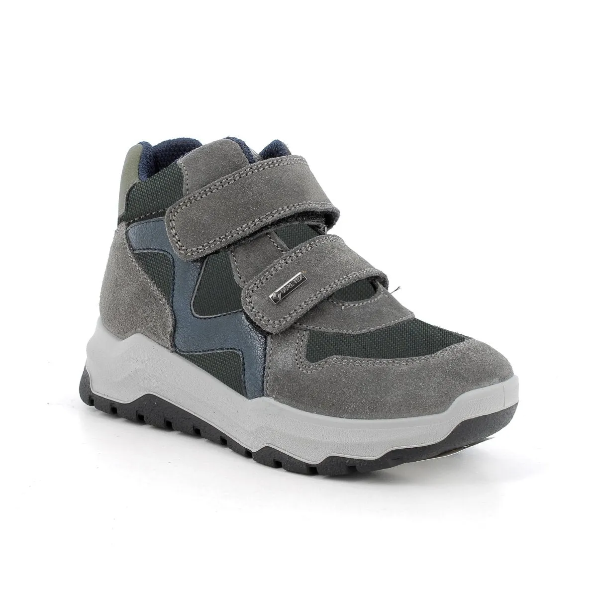 Primigi Boy's (Sizes 31-35) 6888822 Navy Patent/Grey Suede Gore-Tex